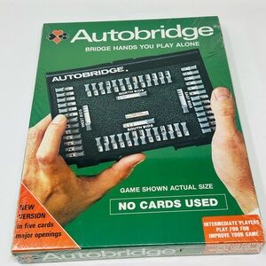 NWT Grimaud Autobridge Vintage 1985 Game Bridge Hands To Teach You How To Play